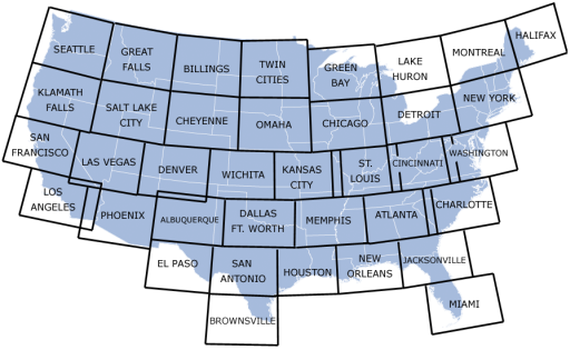 Sectional Chart Map